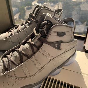 😱Jordan 6 rings 3m reflective silver graphite